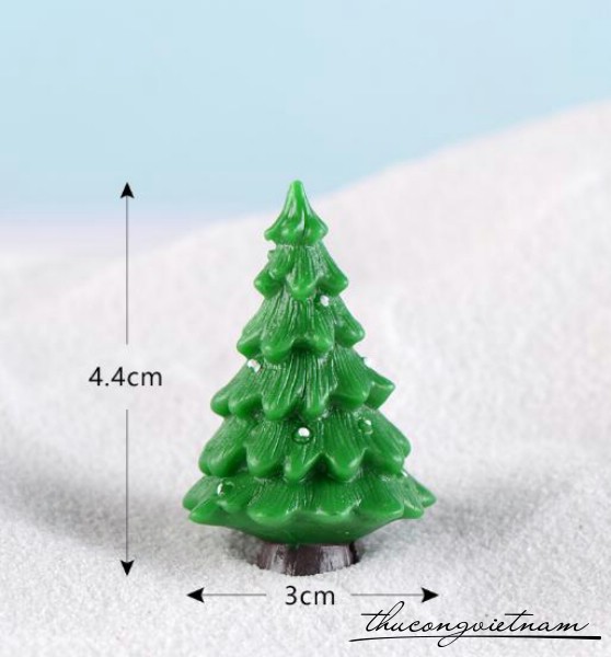 Cây Thông Tuyết Trắng 3*4.5cm